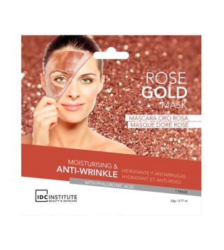 IDC Institute - Rose Gold Maske - Feuchtigkeitscreme und Anti-Falten