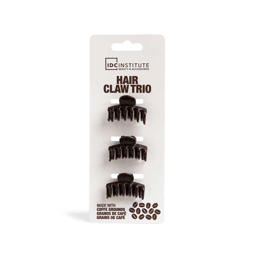 IDC Institute – 3er-Set Coffee Claws Hair Claw Trio