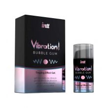 Intt - Aufregendes Gel mit Vibrationseffekt - Bubble Gum