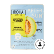 Iroha Nature – Gesichtsmaske After Sun+ – Reparierend: beruhigt und spendet Feuchtigkeit