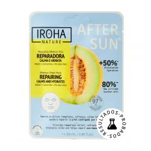 Iroha Nature – Gesichtsmaske After Sun+ – Reparierend: beruhigt und spendet Feuchtigkeit