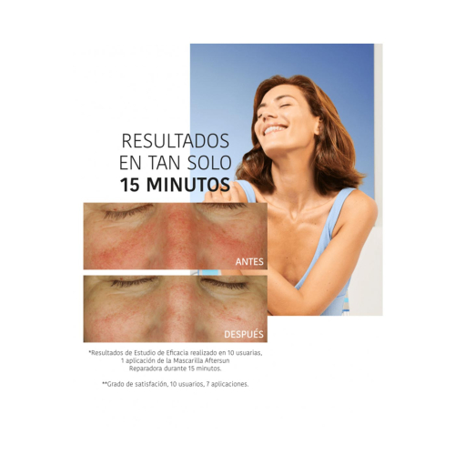 Iroha Nature – Gesichtsmaske After Sun+ – Reparierend: beruhigt und spendet Feuchtigkeit