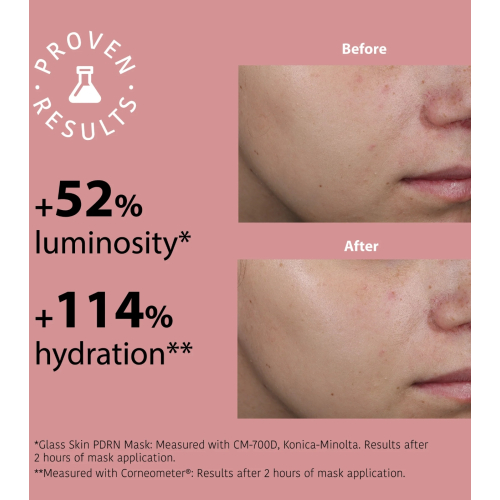Iroha Nature - Gesichtsmaske mit PDRN Glow Glass Skin