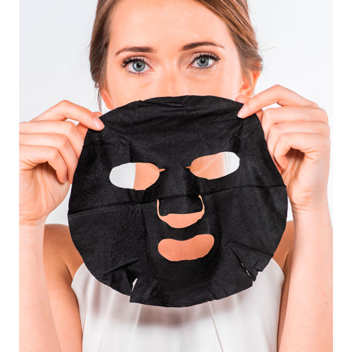 Iroha Nature - Entgiftende und feuchtigkeitsspendende Gesichtsmaske - Holzkohle + Hyaluronsäure