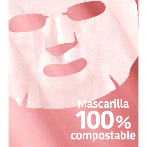 Iroha Nature - Beleuchtende und feuchtigkeitsspendende Gesichtsmaske - Vitamin C + Hyaluronsäure