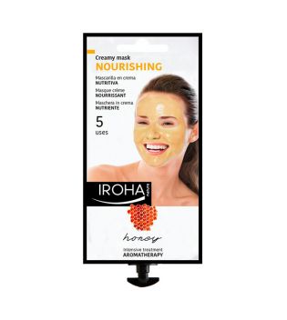 Iroha Nature - Nährende Creme-Gesichtsmaske - Honig