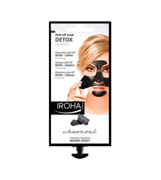 Iroha Nature - Gesichtsmaske Peeling Off Detox - Kohle