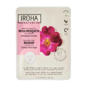Iroha Nature – Globale Anti-Aging-Gewebe-Gesichtsmaske – Hagebutte