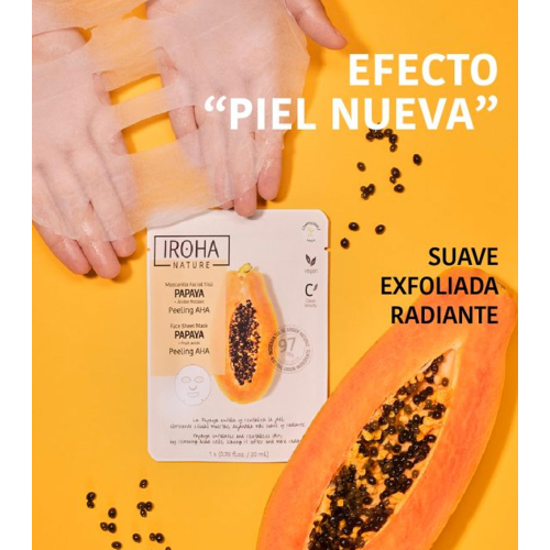 Iroha Nature – AHA Peeling-Gesichtsmaske – Papaya