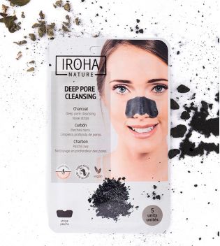 Iroha Nature - Detox Streifen Anti Black Dots - Kohlenstoff