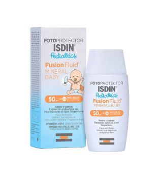 ISDIN - *Pädiatrie* - Fusion Fluid Mineral Baby SPF50+ Sonnenschutz für Gesicht und Körper