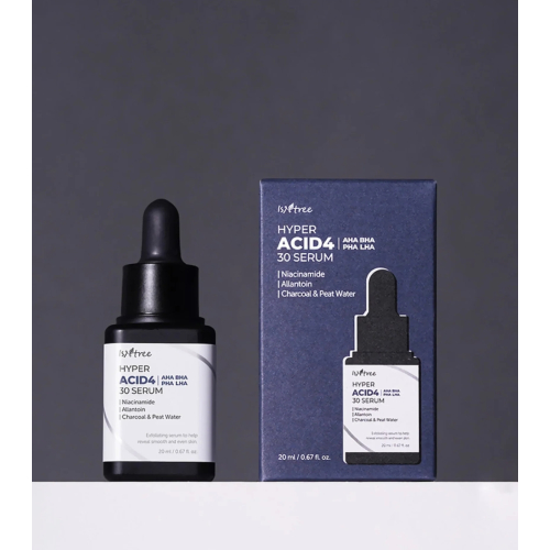 ISNtree – *Mugwort* – Tonisierendes Abendserum Hyper Acid 4 AHA BHA PHA LHA 30