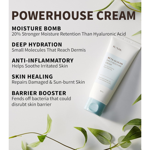 iUNIK - Feuchtigkeitsspendende Gesichtscreme Beta-Glucan