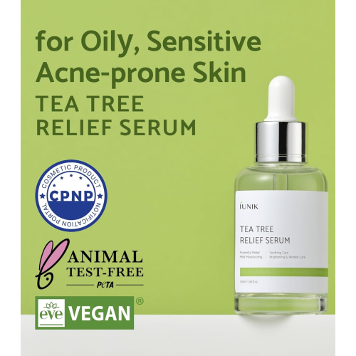 iUNIK - Gesichtsserum Tea Tree Relief - Aknehaut