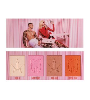 Jeffree Star Cosmetics - *Blood Sugar Anniversary Collection* - Textmarker-Palette - Cavity Skin Frost