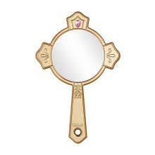 Jeffree Star Cosmetics - *Pink Religion* - Handspiegel - Gold Chrome Cross