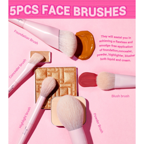 Jessup Beauty - *Collection IV* - Pinselset mit Box - Crystal Pink