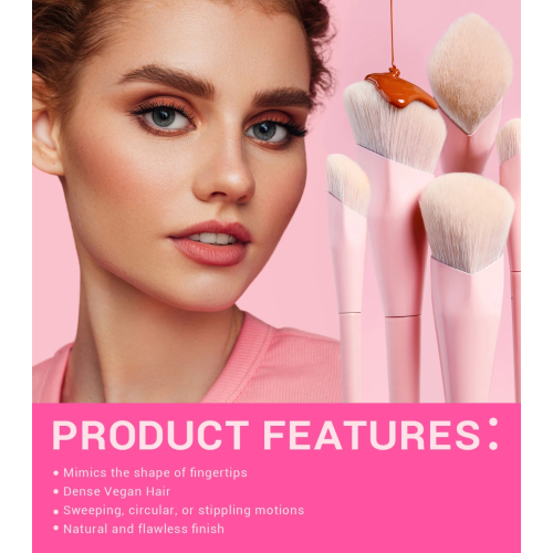 Jessup Beauty - *Collection IV* - Pinselset mit Box - Crystal Pink