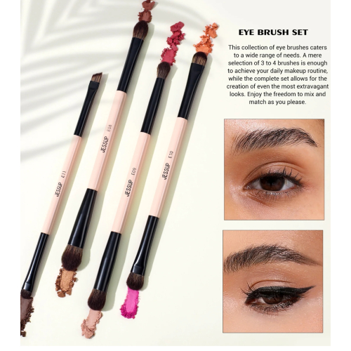 Jessup Beauty - *Collection VI* - Pinselset 5 Pinsel - Peach Dust
