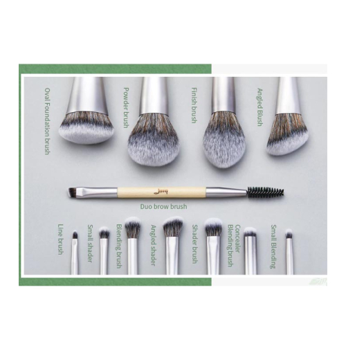 Jessup Beauty - *Eco-Friendly Makeup* - 12-teiliges Pinselset - T327: Burlywood