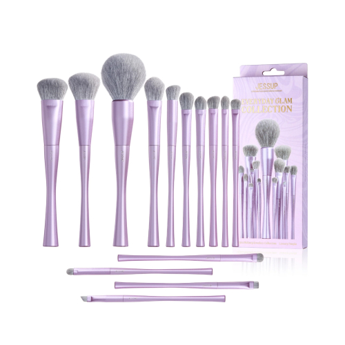 Jessup Beauty - *Everyday Glam* - Pinselset 14pc Luxury Purple - T512