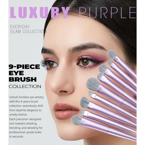 Jessup Beauty - *Everyday Glam* - Pinselset 14pc Luxury Purple - T512