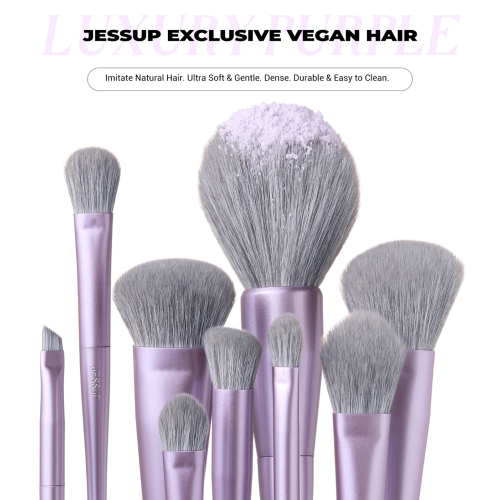 Jessup Beauty - *Everyday Glam* - Pinselset 14pc Luxury Purple - T512