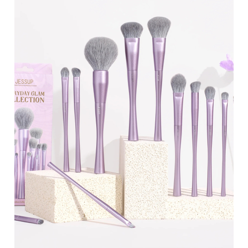 Jessup Beauty - *Everyday Glam* - Pinselset 14pc Luxury Purple - T512