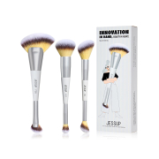 Jessup Beauty - *Innovation in Hand, Beauty in Heart* - Set mit 3 Doppelbürsten - Quiet Gray