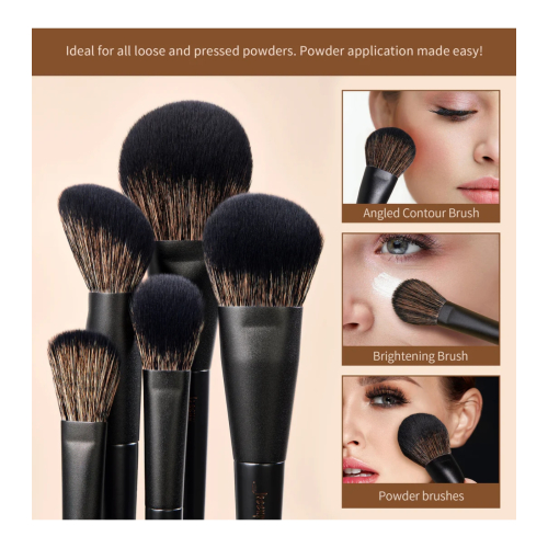 Jessup Beauty - *Makeup Lover Collection III* - Set mit 14 Pinseln - Elegant Black