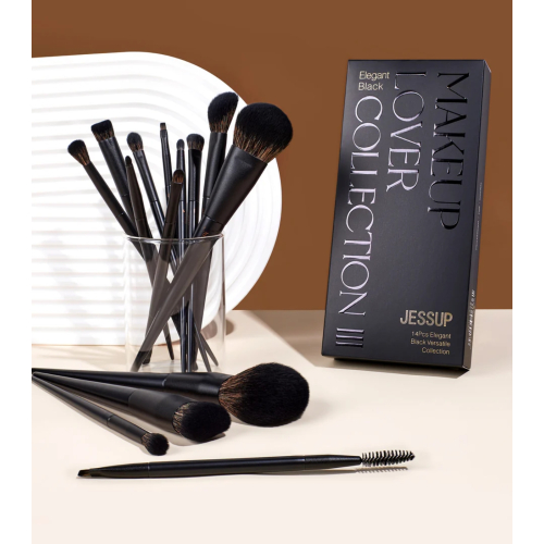 Jessup Beauty - *Makeup Lover Collection III* - Set mit 14 Pinseln - Elegant Black