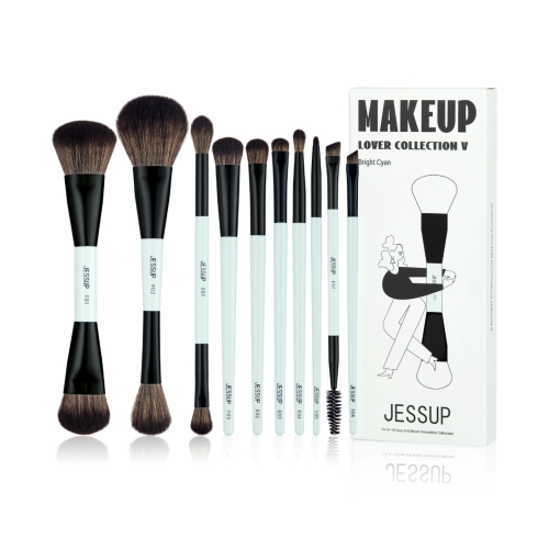 Jessup Beauty - *Makeup Lover Collection V* - Set mit 10 Pinseln - Bright Cyan