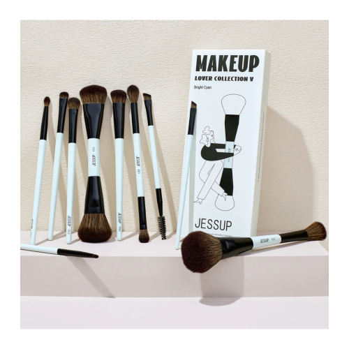 Jessup Beauty - *Makeup Lover Collection V* - Set mit 10 Pinseln - Bright Cyan