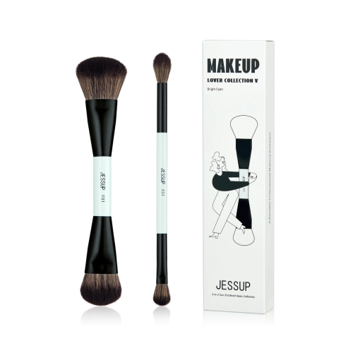 Jessup Beauty - *Makeup Lover Collection V* - Set mit 2 Doppelpinseln - Bright Cyan