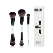 Jessup Beauty - *Makeup Lover Collection V* - Set mit 3 Doppelpinseln - Bright Cyan