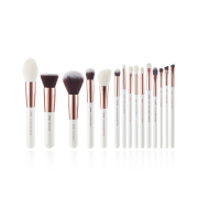 Jessup Beauty - 15-teiliges Pinselset - T220: White/Rose Gold