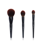 Jessup Beauty - 3-teiliges Pinselset Black Shimmer Collection - T274: Makeup Lover (Phantom Black)