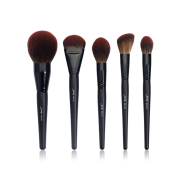 Jessup Beauty - 5-teiliges Pinselset Black Face Collection - T273: Makeup Lover (Phantom Black)