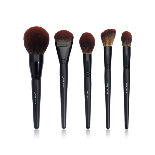 Jessup Beauty - 5-teiliges Pinselset Black Face Collection - T273: Makeup Lover (Phantom Black)
