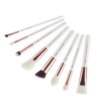 Jessup Beauty - 8-teiliges Pinselset - T219: White/Rose Gold