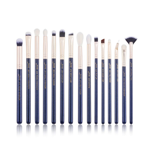 Jessup Beauty – 15-teiliges Pinselset – T477: Prussian Blue / Golden Sands