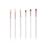 Jessup Beauty - 6 pcs Pinsel set - T221: White/Rose Gold