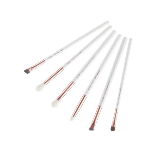 Jessup Beauty - 6 pcs Pinsel set - T221: White/Rose Gold