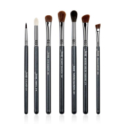 Jessup Beauty - 7 pcs Pinsel set - T122: Black/Silver