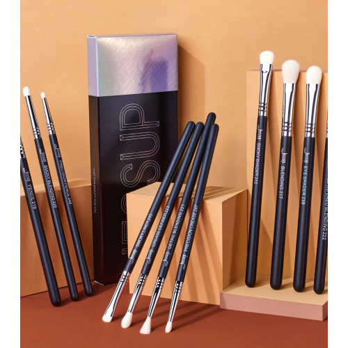 Jessup Beauty - Pinselset PRO 11pcs - T340: Black/Silver