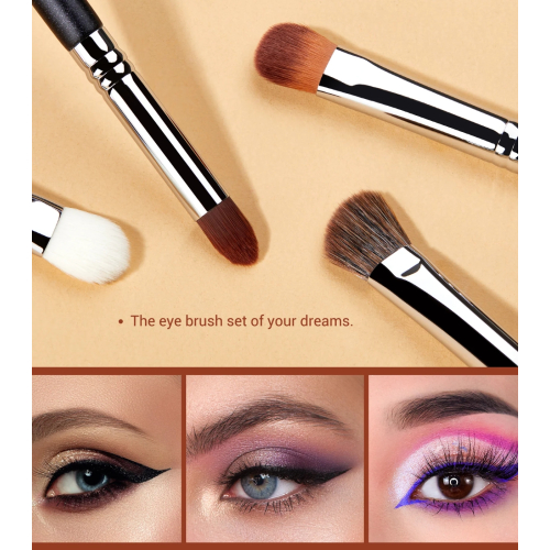 Jessup Beauty - Pinselset PRO 12pcs - T339: Black/Silver