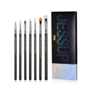 Jessup Beauty - Pinselset PRO 7pcs - T334: Black/Silver