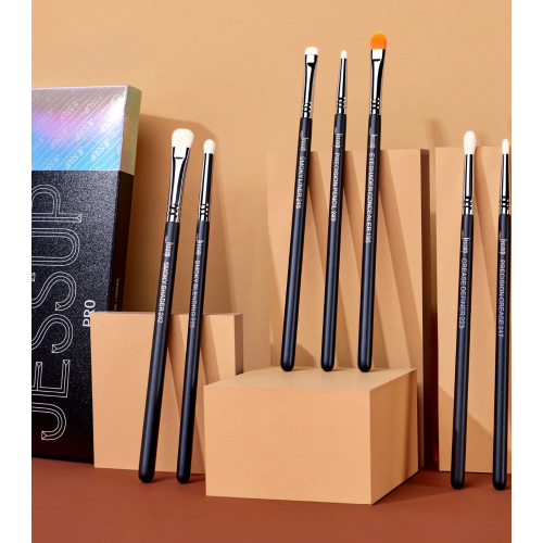 Jessup Beauty - Pinselset PRO 7pcs - T334: Black/Silver