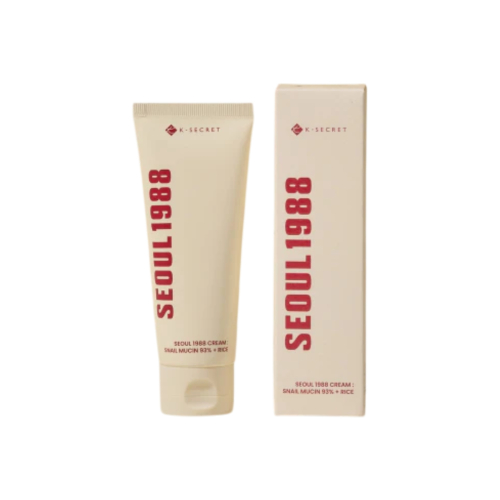K-Secret - *Seoul 1988* - Gesichtscreme Snail Mucin 93% + Rice