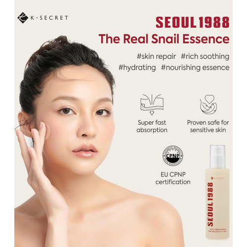 K-Secret - *Seoul 1988* - Essenz Snail Mucin 97% + Rice